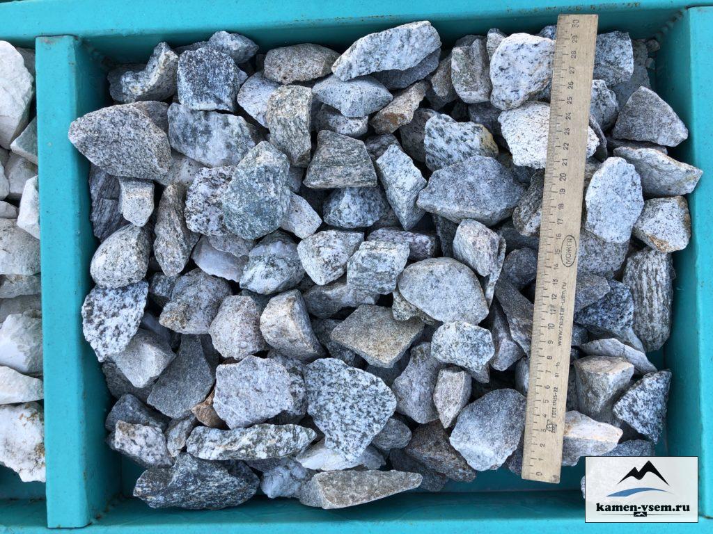 Крошка серая гранит
